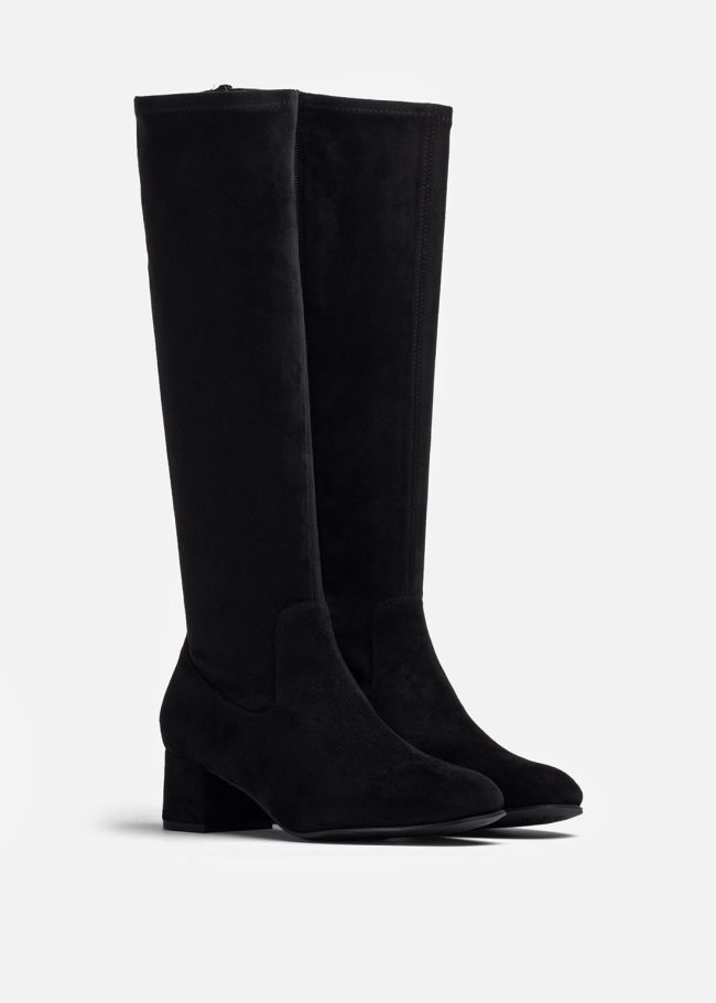 bota suede negro