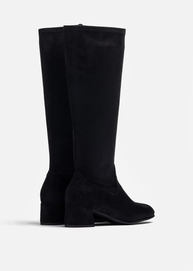 bota suede negro