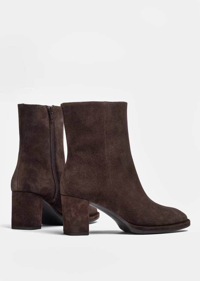 botin suede brown