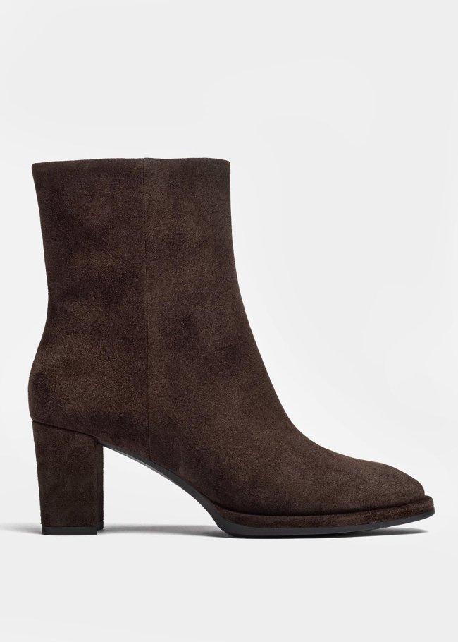 botin suede taupe