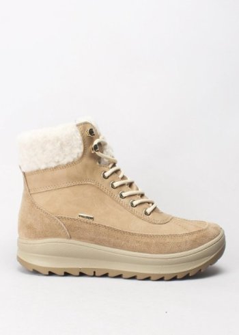 botin cordones serraje...