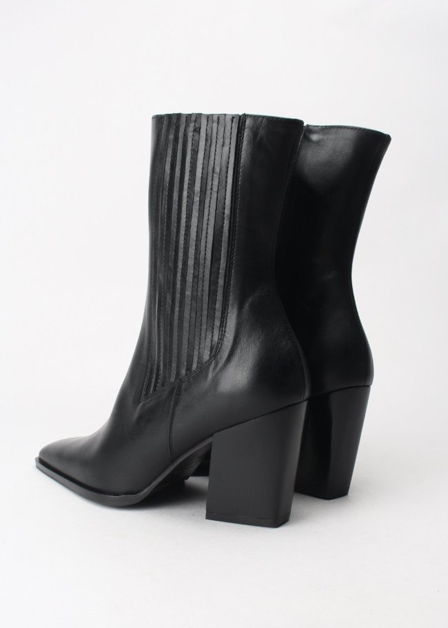 botin foulard negro