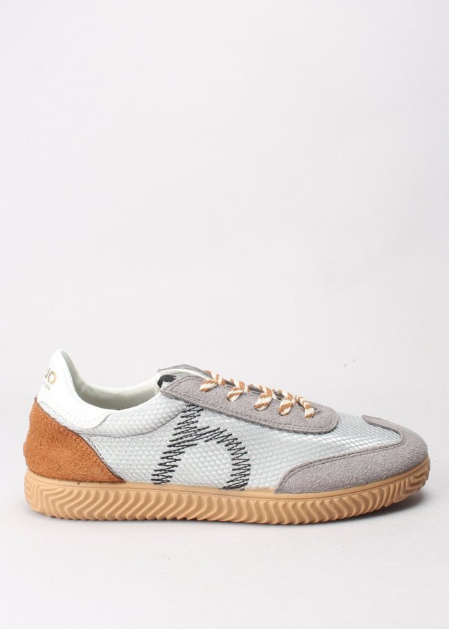 deportiva ona lace jogging plata