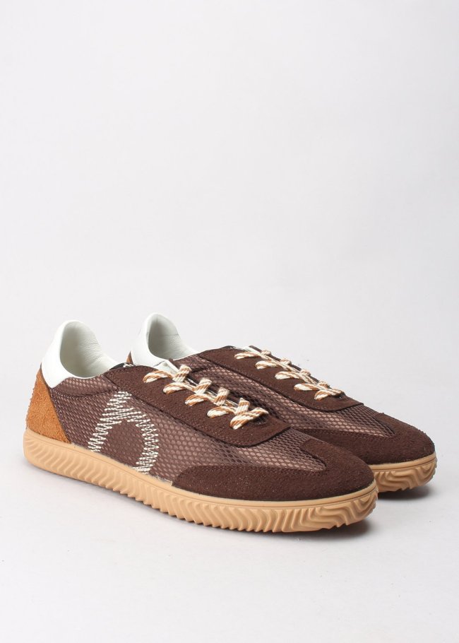 deportiva ona lace jogging marron