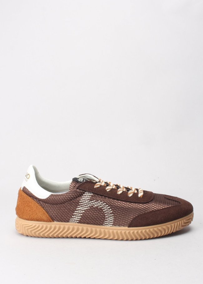 deportiva ona lace jogging marron