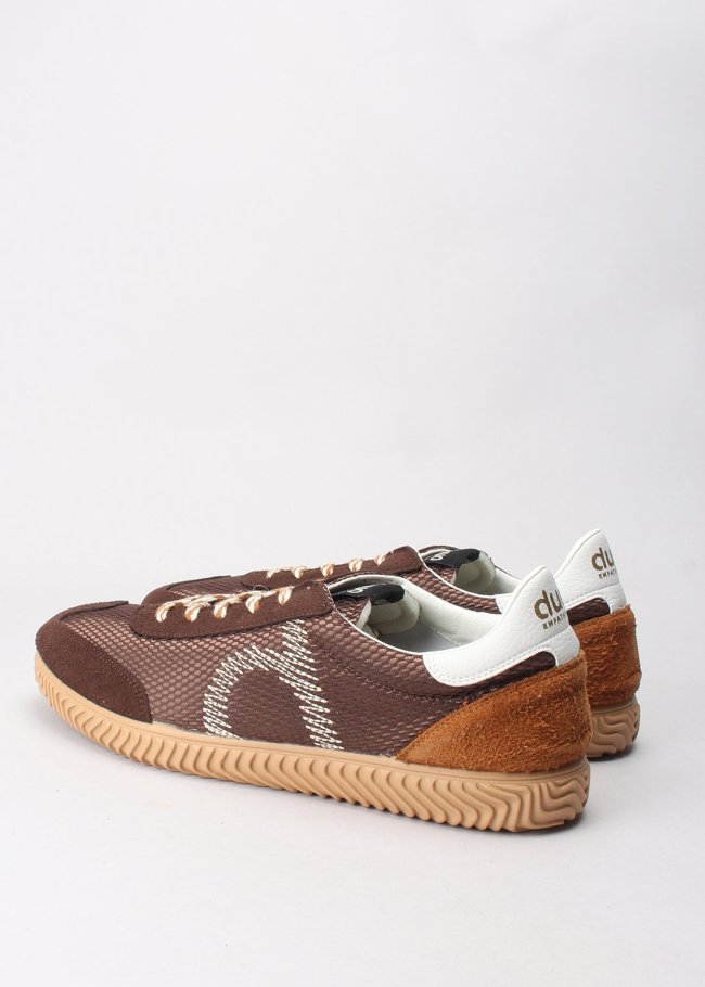 deportiva ona lace jogging marron