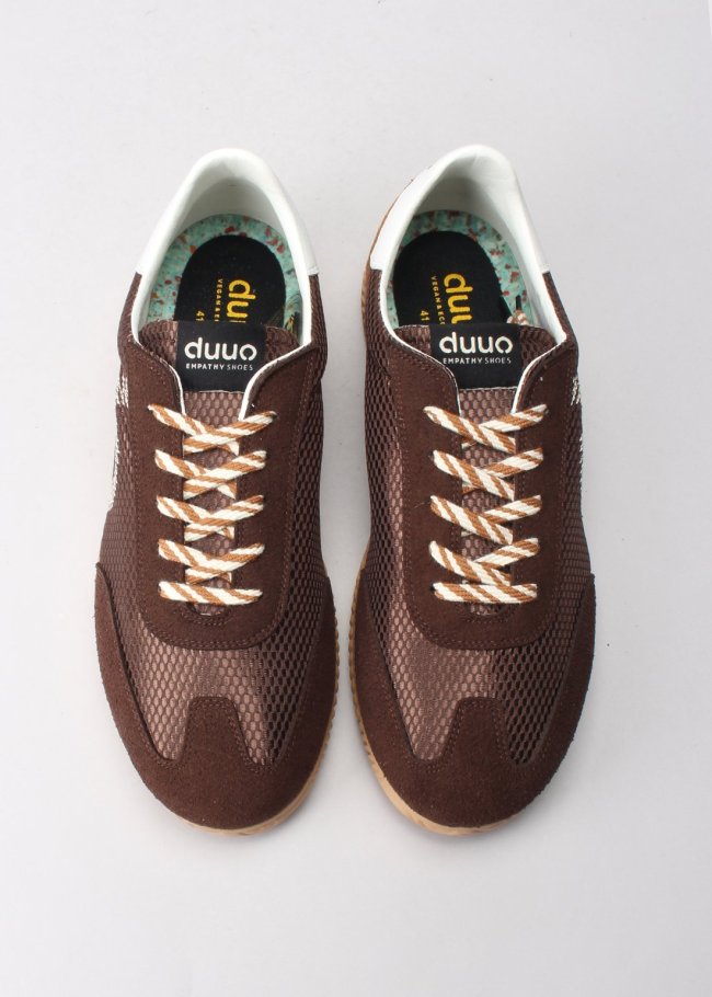 deportiva ona lace jogging marron