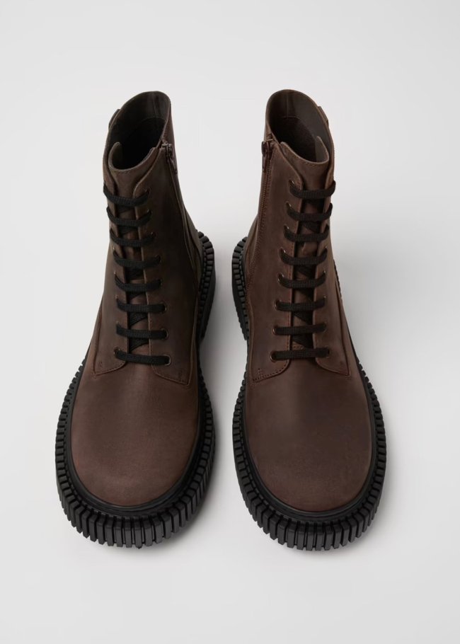 cordones pix berlin crazy horse umber