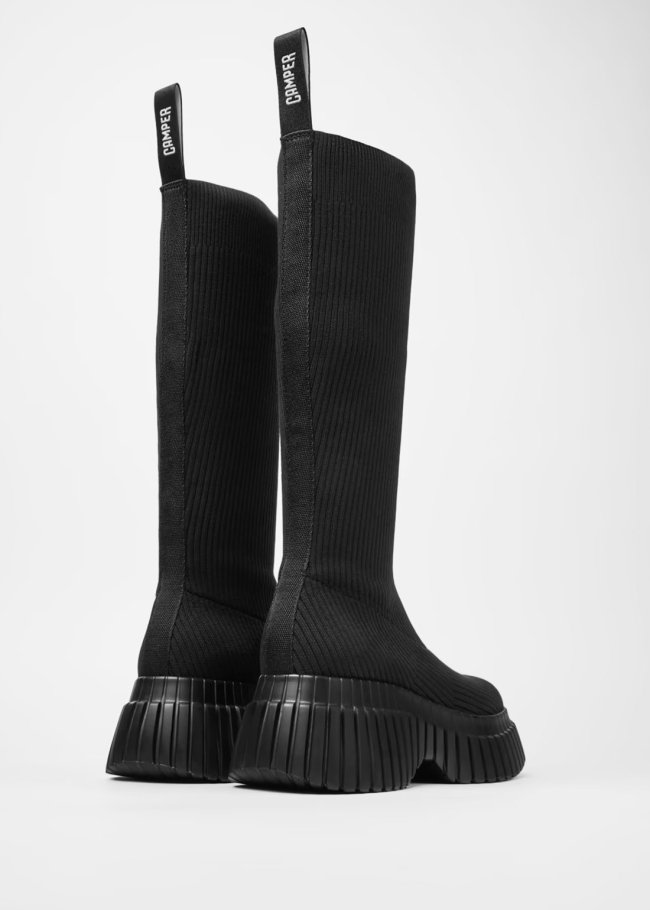 bota bcn ganxet negro