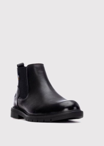 botin chelsea piel negro 2