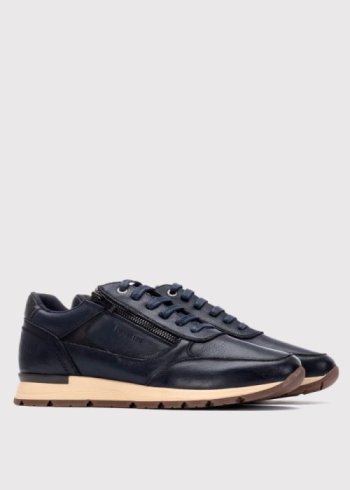 deportiva piel navy 2