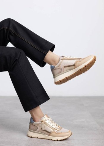 deportiva piel beige 2