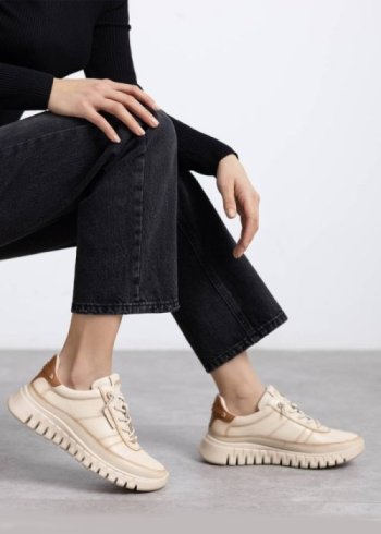 deportiva piel beige 2