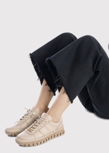 deportiva piel beige 2