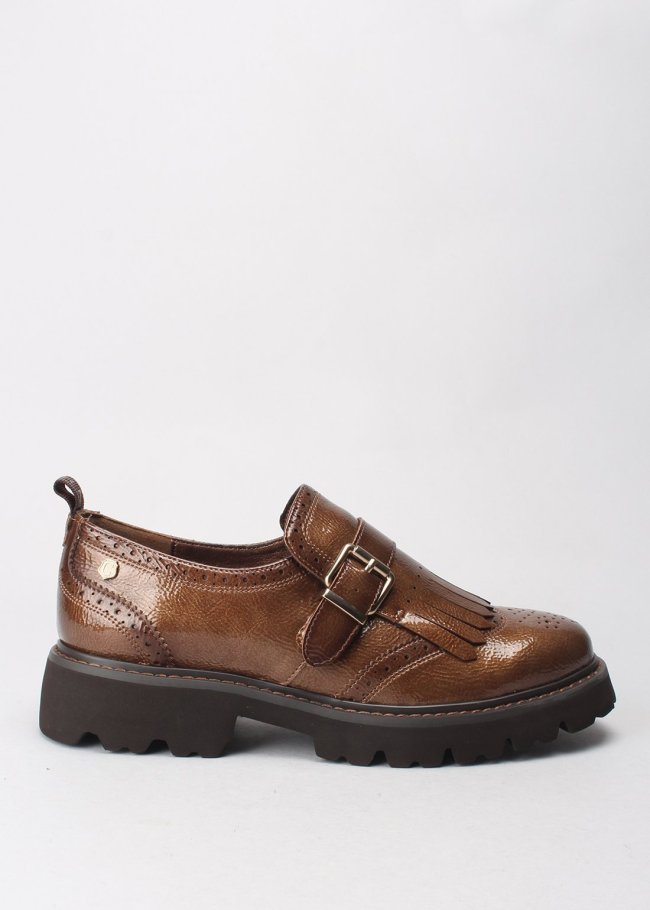 copete flecos charol taupe