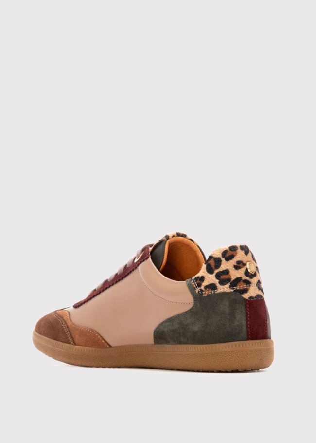 deportiva piel multicolor