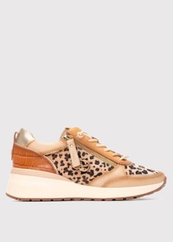 deportiva piel beige animal...