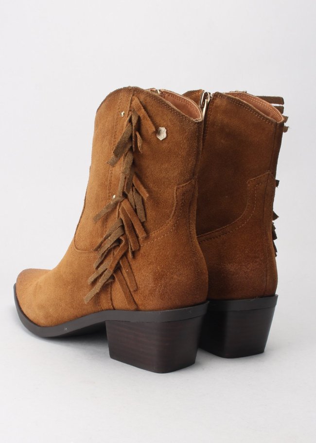 botin campero flecos serraje camel