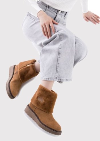 botin serraje camel 2