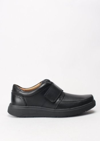 un abode strap black leather