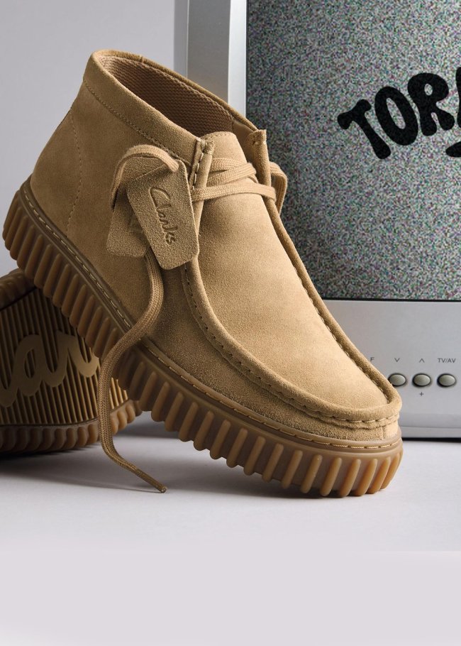 torhill hi dark sand suede