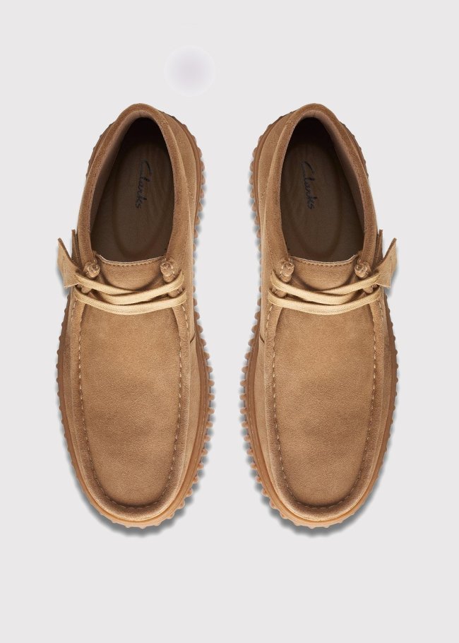 torhill hi dark sand suede