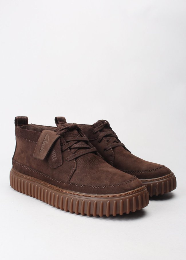 torhill lace hi dark brown nubuck