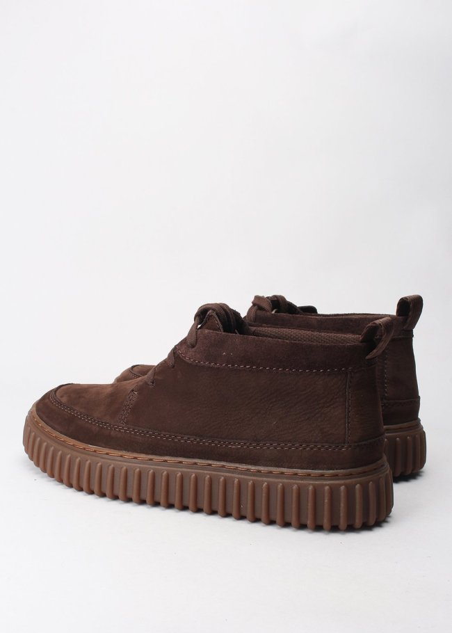 torhill lace hi dark brown nubuck
