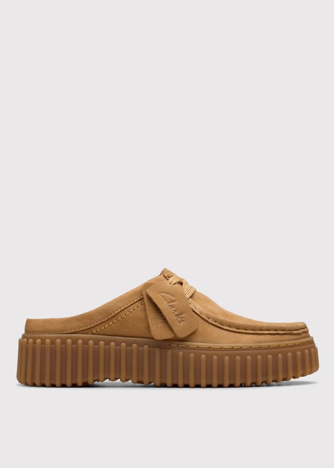 torhill mule light tan nubuck