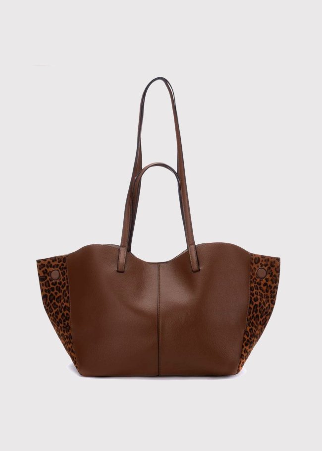 bolso serraje leopardo