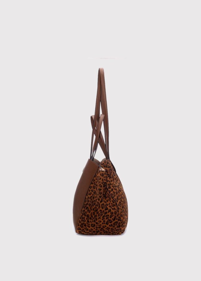 bolso serraje leopardo