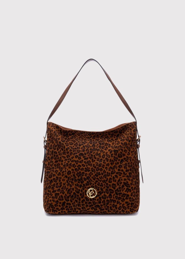 bolso serraje leopardo