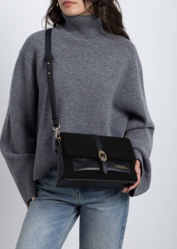 bolso serraje negro 2