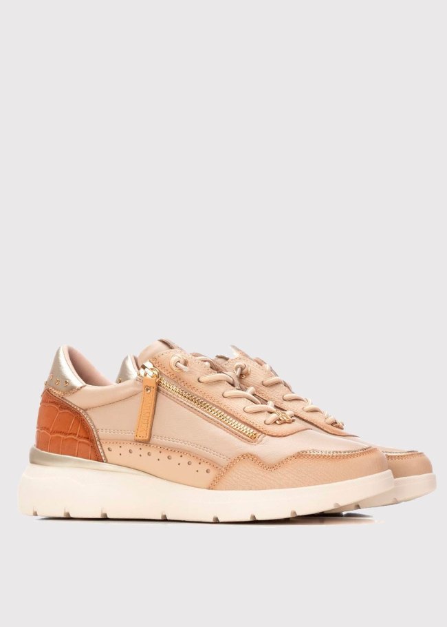 deportiva beige