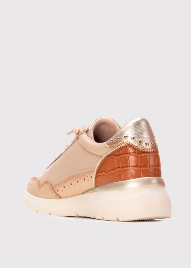 deportiva beige