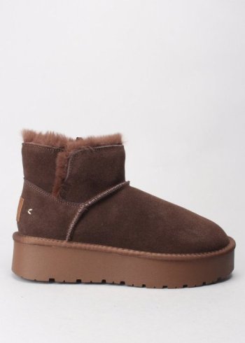 botin serraje marron