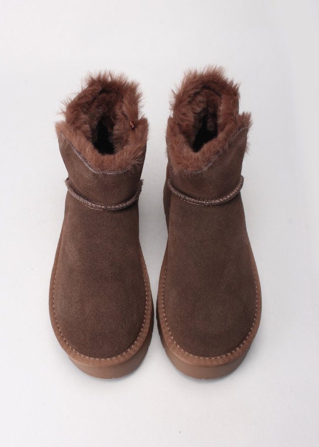 botin serraje marron