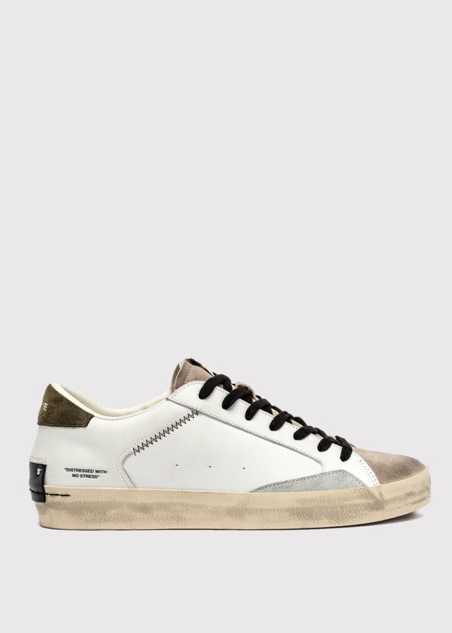 deportiva blanca serraje beige...