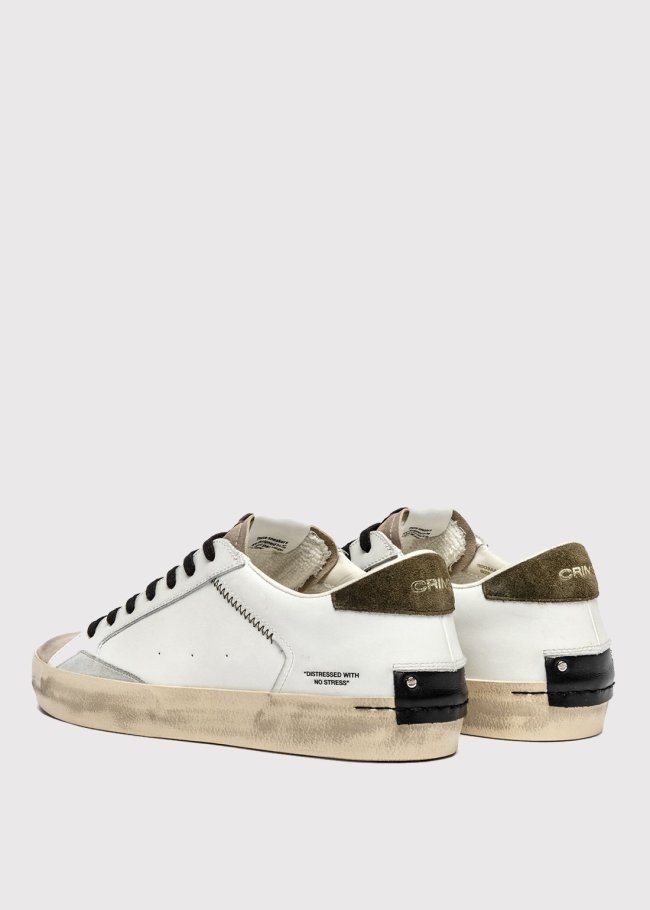 deportiva blanca serraje beige...