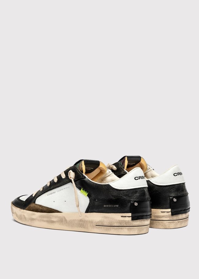 deportiva blanco negro