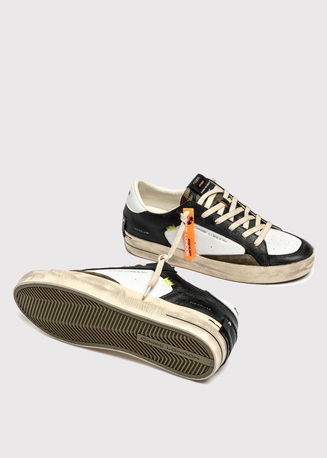 deportiva blanco negro