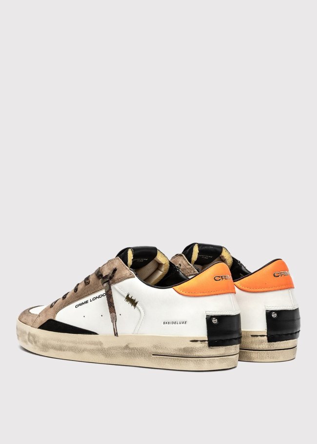 deportiva blanco taupe