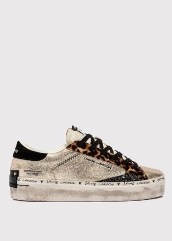 deportiva platino leopardo