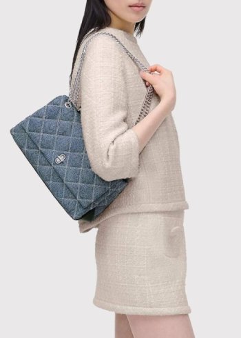 the dual chain shoulder indigo 2