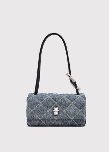 The dual chain shoulder indigo