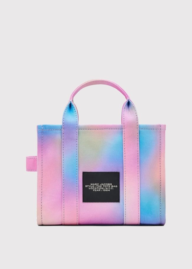 The small tote blue multi