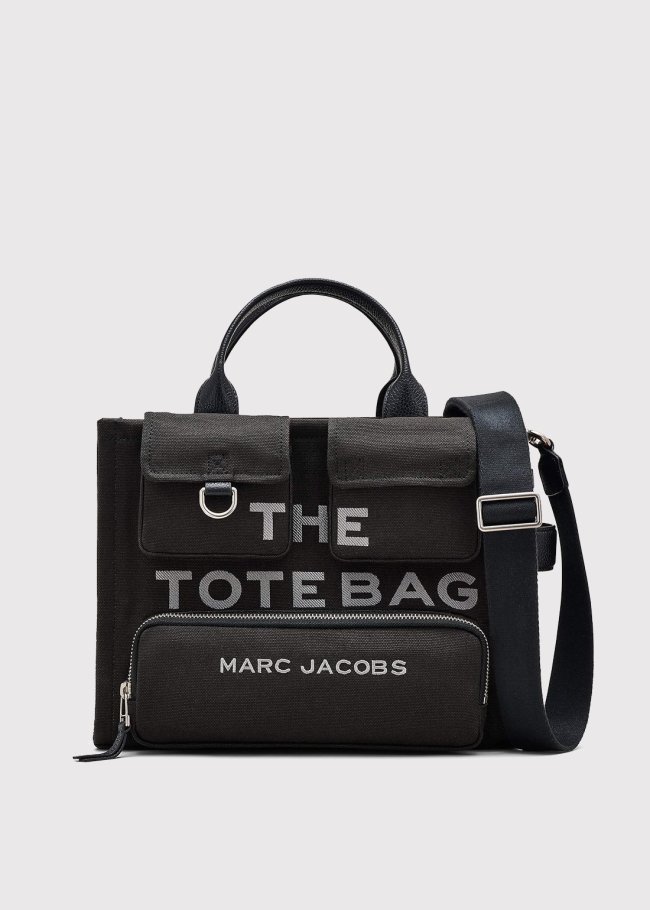 The medium tote black