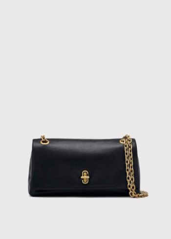 The dual chain mini bag negro