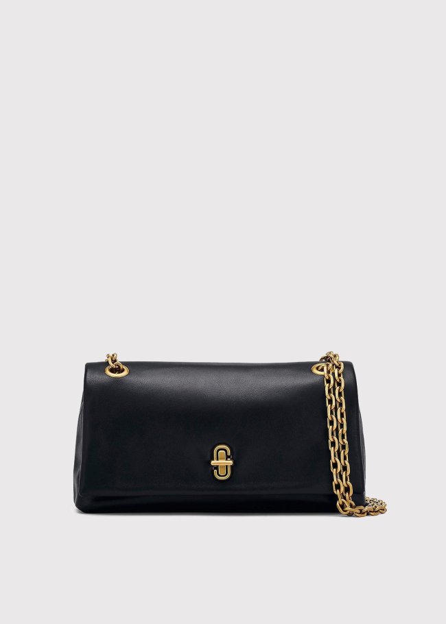 The dual chain mini bag negro