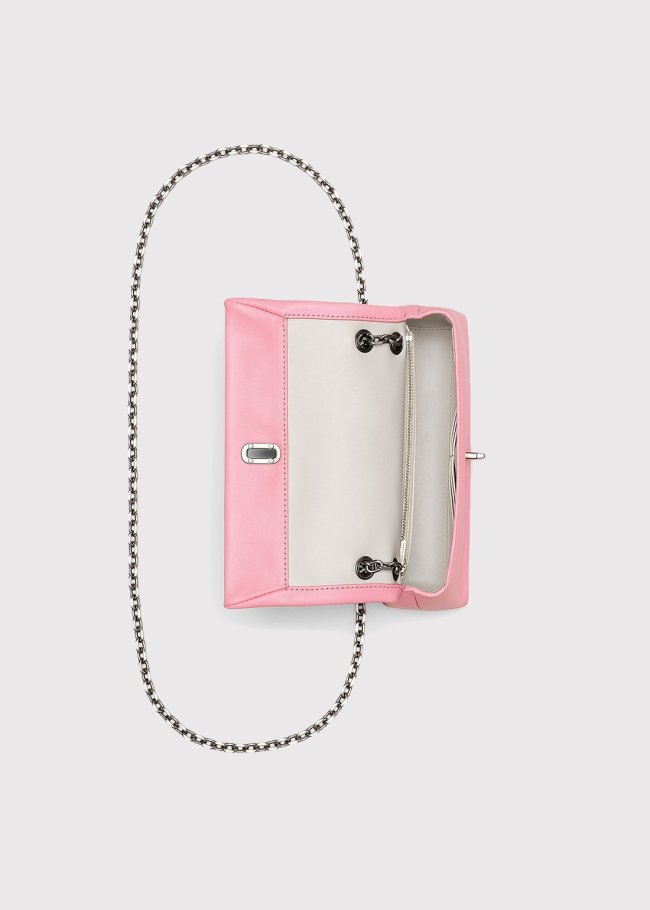 The dual chain mini bag rose